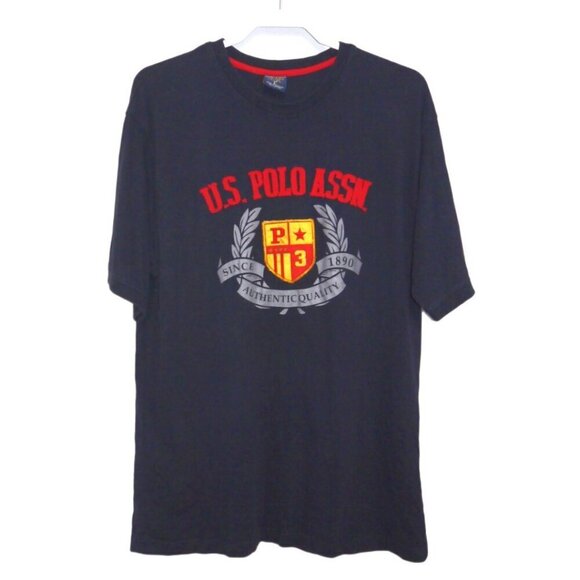 US Polo Assn. Other - U.S. POLO ASSN dark blue 100% heavier weight cotton T Shirt men's size L